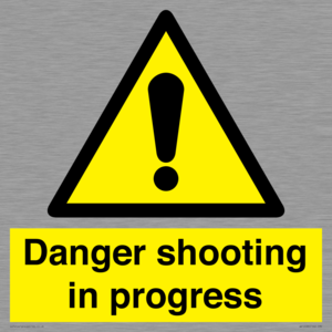Danger shooting in progress